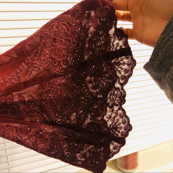 WAYF Embroidered Bell Sleeve Shift Dress - Picture 3 of 7